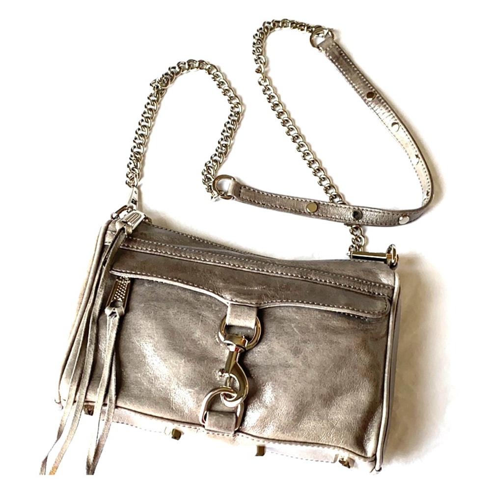 REBECCA MINKOFF mini MAC in elephant grey 🐘